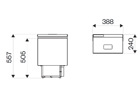 Компрессорный холодильник Indel B Top Loaded TL16 12/24V